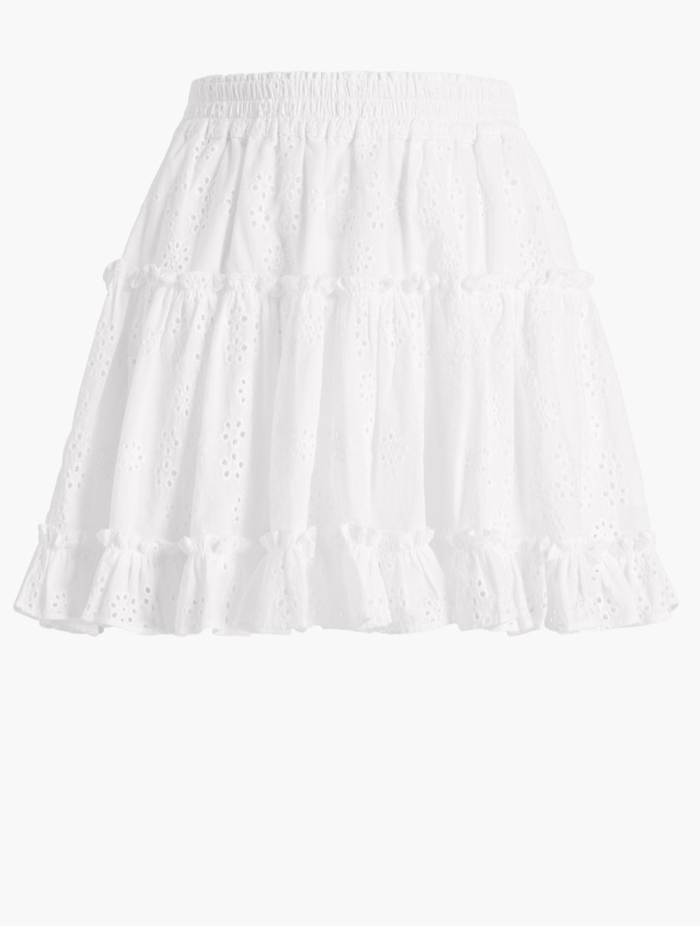 Hill House Paz Eyelet Mini Skirt